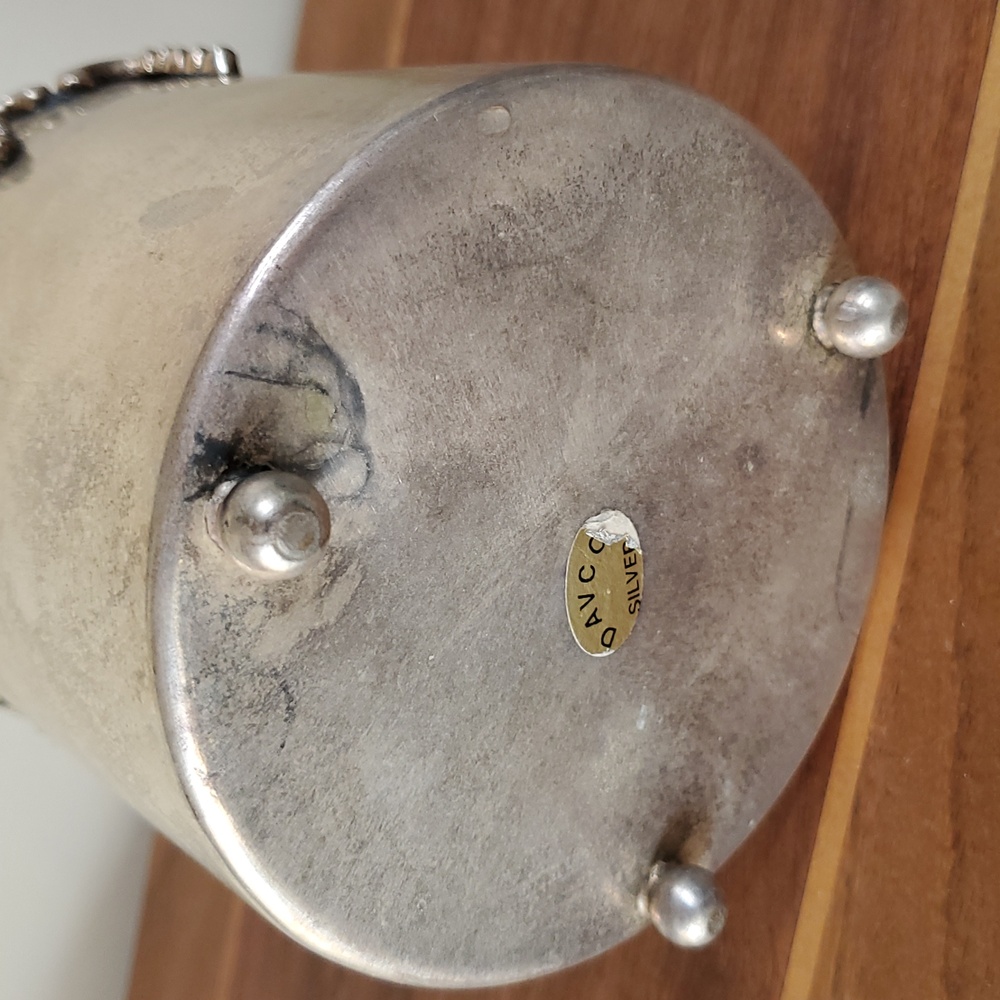 Elegant DAVCO Silver Plated Wine Caddy - Picture 2 of 2